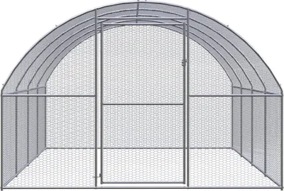 Obrázok produktu pre vidaXL Vonkajší kurník 3x4x2 m Pozinkovaná oceľ
