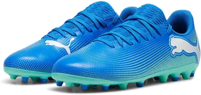 Produktbild von Puma Kinder FUTURE 7 PLAY MG Jr Fußballschuhe - 108019, Farbe:Blau, Kinder Schuhe:38.5