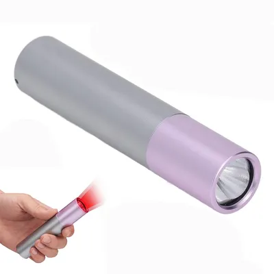 Produktbild von Lichttherapiegeräte, Rotlicht-Therapie-Behandlungsgerät, Tragbares Rotlicht-Therapiegerät, 630 660 850 Nm, Infrarot, Violette Abdeckung,  9W Leistung