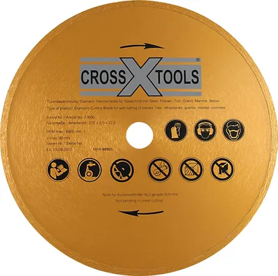 Zdjęcie produktu dla CROSSTOOLS Tarcza diamentowa 230 mm x 25,40 mm