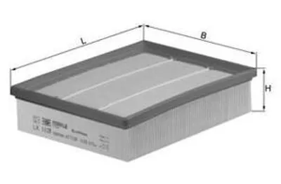 Produktbild von Luftfilter MAHLE LX 1023 Filtereinsatz