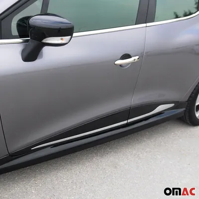 Zdjęcie produktu dla Listwa ochronna drzwi bocznych do Renault Clio 2012-2019 chrom 4x