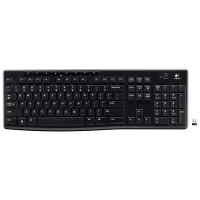 Zdjęcie produktu dla Logitech K270 WIRELESS KEYBOARD Logitech Wireless Keyboard, 2.4GH, USB 2.0, Black (920-003743)