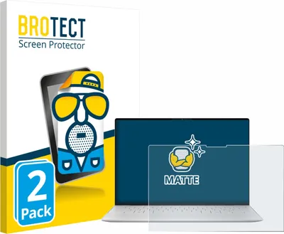 Produktbild von 2x BROTECT Schutzfolie für Dell XPS 13 9350 2024 Displayschutz Displayschutzfolie Folie Matt Entspiegelungsfolie