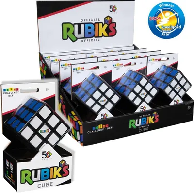 Obrázok produktu pre Rubikova kocka 3x3 – 50. výročie – 12 kusov