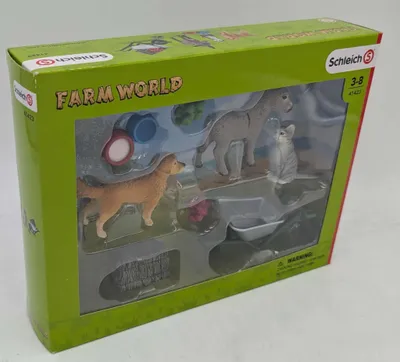 Produktbild von Schleich - Tierfiguren, Fütterung auf dem Bauernhof; 41423