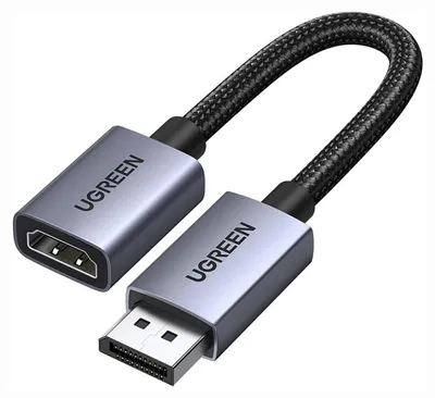 Zdjęcie produktu dla Kabel Displayport Do Hdmi Ugreen Dp133, 4K, 20 Cm