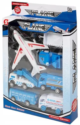 Produktbild von Anek Flughafen Fahrzeug Set Flugzeuge