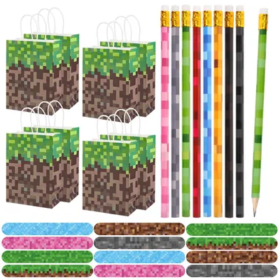 Image de Pixel Party : Coffret de cadeaux, 36 pièces, cadeaux pour les invités lors d'une fête d'anniversaire