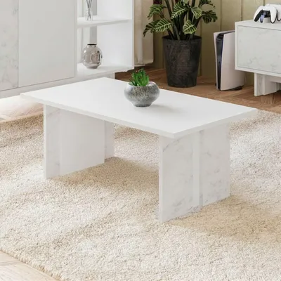 Obrázok produktu pre Skye Decor, kvalitný konferenčný stolík (3 časti) – dub sýto modrej farby, 100% melamín, 90 cm