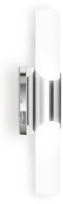 Immagine prodotto di Briloner Lampada LED da Bagno 32x6,5x6,8 cm 7W 750lm 4000K Bianco Neutro IP44 Interruttore Cromo - Lampada Specchio Bagno