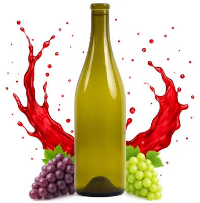 Productafbeelding van Wijnfles, 750 ml, groen