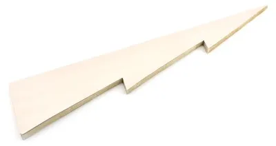 Only Natural – Wabenpapier-Weihnachtsbaum – Rosa – 120 × 45 cm – Ansicht 2