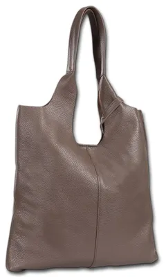 Image de Sac cabas pour femmes Toscanto, en cuir, couleur gris, modèle D3OTT166SK3