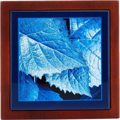 Produktbild von Küchenutensilienhalter Kobaltblau Metallic mit royalblauem Rahmen - 127 cm