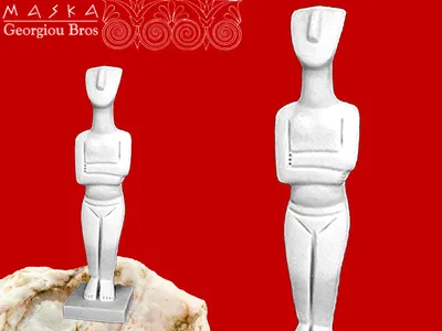 Obrázok produktu pre Soška ženy z Kykladov, nájdená v Amorogos