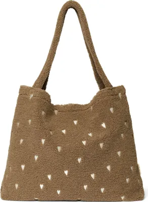 Produktbild von Studio Noos Tasche TEDDY HEARTS MOM-BAG braun creme | 58x42cm
