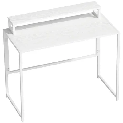 Produktbild von Schreibtisch Klappbar Computertisch mit Monitorhalterung fš¹r Arbeitszimmer 100 x 48 x 87.5 cm