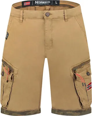 Produktbild von Geographical Norway Herren Shorts Khaki SY1694H/GN-Kaki Grösse S