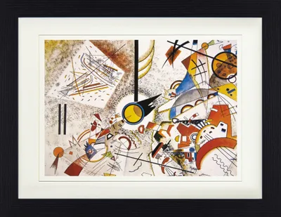 Produktbild von Wassily Kandinsky Gerahmtes Bild Mit Edlem Passepartout | Wand-Bilder | Im Bilderrahmen - Ohne Titel, 1923 (30 x 40 cm)