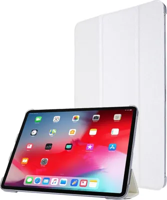 Produktbild von Mobigear Dreifach-Faltetui, schlank, für iPad Pro 12,9 Zoll (2020), Klapphülle - Weiß