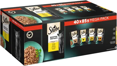 Imagen del producto de Sheba Beutel 40x 85g - Selección en salsa - Variedad de aves