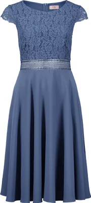 Produktbild von Vera Mont Kleid Kurz 1/2 Arm 8454 Blue Stone 40