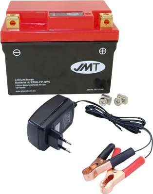 Obrázok produktu pre Lítium-iónová batéria JMT HJTZ5S-FP, 12 V 2 Ah, kladný pól vpravo, DIN 50412 + nabíjačka