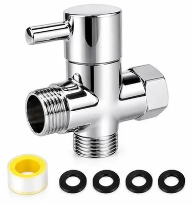 Productafbeelding van Omschakelventiel 3-weg douche G1/2 20 mm, chroom