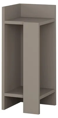 Produktbild von Nachttisch aus Holz "Elos Left" – 25 x 27 x 60 cm – Hell-Mokka
