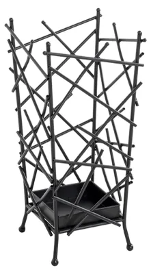 Produktbild von Haku Schirmständer aus Metall in schwarz lackiert
