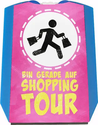 Produktbild von Bin gerade auf Shoppingtour Parkscheibe mit Eiskratzer und 2 Einkaufswagenchips