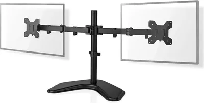 Obrázek produktu pro Držák obrazovky | 2 Obrazovky | 15 - 32" | 75x75 / 100x100 | Plně nastavitelné