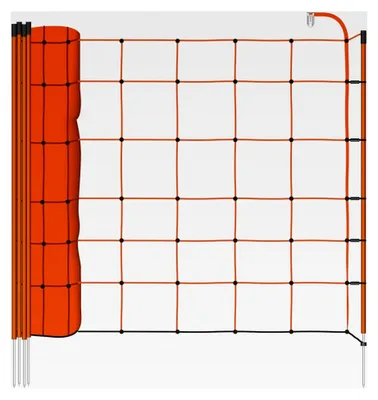 Produktbild von Schafnetz 90 cm hoch, 50 m lang, inklusive 13 Pfählen mit Einzelspitze