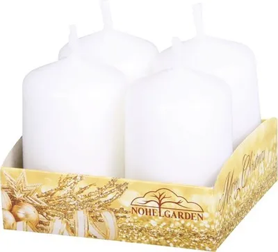 Immagine prodotto di Candela dell'Avvento opaca d4x6cm 4pz