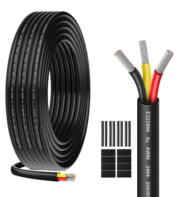 Productafbeelding van 20 AWG 3x0,52mm² UL2464 elektriciteitsdraad 5 meter