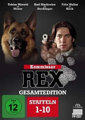 Produktbild von Kommissar Rex - Gesamtedition (Staffeln 1 bis 10 - Alle 119 Folgen) + Bonus-Disc. 28 DVDs