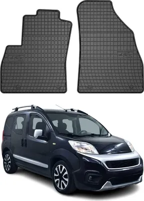 Immagine prodotto di 2008-2024 Fiat Qubo Fiorino tappetini TPE nero 2 pz