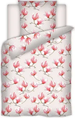 Immagine prodotto di Rally Fashion biancheria da letto in raso di cotone Magnolia Laura, 135 x 200 cm + 80 x 80 cm Magnolia