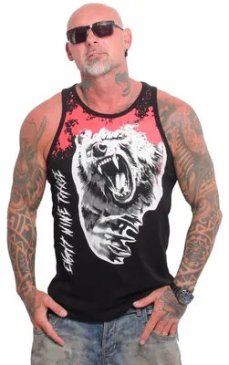 Obrázok produktu pre Yakuza Pánske tielko Creepy Slim, čierne, S