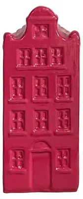 Productafbeelding van Clayre & Eef Decoratiefiguur Huis Rood, polyresin