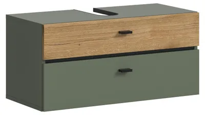 Immagine prodotto di xonox.home Mobile sottolavabo Aqua Sage Green imitazione/ Sage Green imitazione L/A/P: 75x35x35 cm