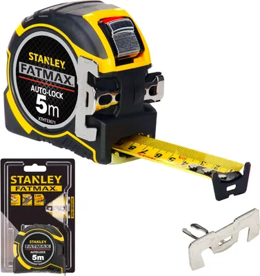 Zdjęcie produktu dla MIARA ZWIJANA STANLEY FATMAX XTHT0-33671 5m z magnesem AUTOLOCK METRÓWKA MIARKA