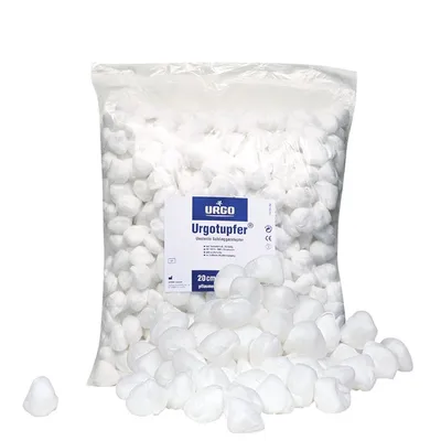 Produktbild von Urgotupfer, pflaumengroß, unsteril Pack: 500 Stück | Packung (500 Stück)