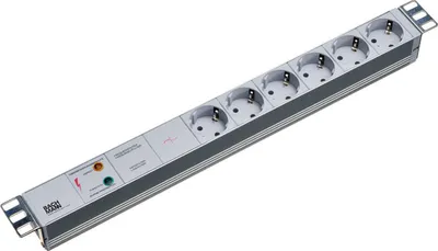 Produktbild von BACHMANN 19" Steckdosenleiste 6-fach mit GVS ohne Schalter