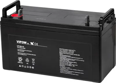 Zdjęcie produktu dla Bat0229 Akumulator Zelowy Vipow 12V 120Ah
