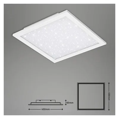 Immagine prodotto di Briloner Vesta Pannello LED 22W effetto cielo stellato quadrato bianco