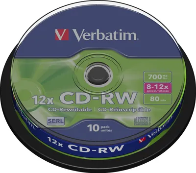 Produktbild von Verbatim DataLifePlus - 10 x CD-RW - 700 MB 8x - 12x