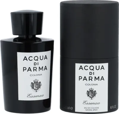 Obrázek produktu pro Acqua di Parma Colonia Essenza, Pánské, 180 ml, Nedoplnitelná lahvička, Bergamot, Grep, Citrón, Mandarinka, Neroli, Oranžová, Petitgrain, Lemon, Orange, Bergamot, Mandarin, Grapefruit, Neroli, Petit Grain, Hřebíček, Jasmín, Lilie z údolí, Růže, Rozmarýn, Tuberóza