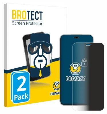 Produktbild von 2x BROTECT Sichtschutzfolie für Honor 400 Pro Anti-Spy Privacy Sichtschutz Blickschutz Folie Blaulicht-Schutz